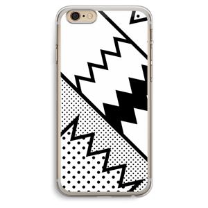 CaseCompany Pop Art #5: iPhone 6 Plus / 6S Plus Transparant Hoesje