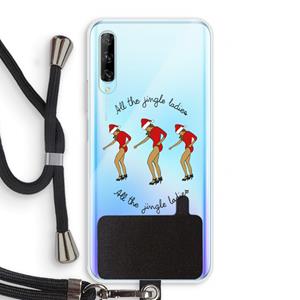 CaseCompany Jingle Ladies: Huawei P Smart Pro Transparant Hoesje met koord