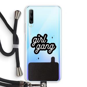 CaseCompany Girl Gang: Huawei P Smart Pro Transparant Hoesje met koord