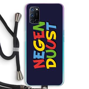 CaseCompany 90's One: Oppo A92 Transparant Hoesje met koord