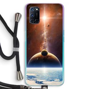 CaseCompany Omicron 2019: Oppo A92 Transparant Hoesje met koord