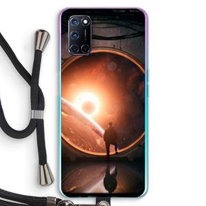CaseCompany Ephemeral: Oppo A92 Transparant Hoesje met koord