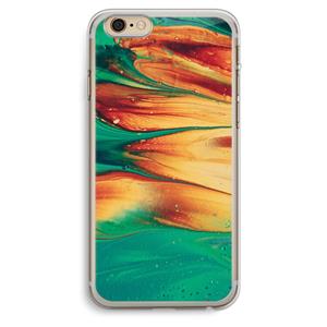 CaseCompany Green Inferno: iPhone 6 Plus / 6S Plus Transparant Hoesje