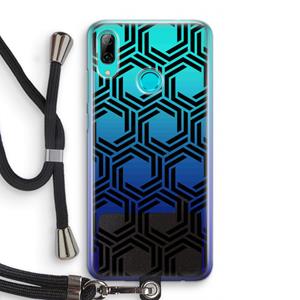 CaseCompany Geometrisch patroon: Huawei P Smart (2019) Transparant Hoesje met koord