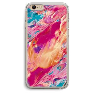 CaseCompany Pastel Echoes: iPhone 6 Plus / 6S Plus Transparant Hoesje