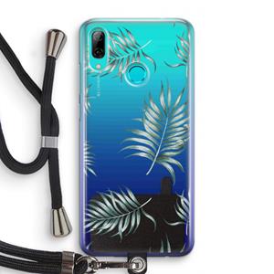 CaseCompany Simple leaves: Huawei P Smart (2019) Transparant Hoesje met koord