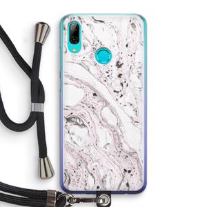 CaseCompany Mengelmoes: Huawei P Smart (2019) Transparant Hoesje met koord