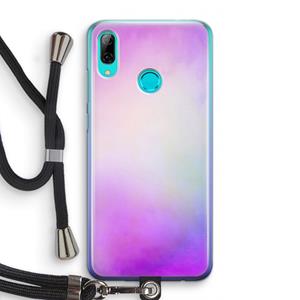 CaseCompany Clouds pastel: Huawei P Smart (2019) Transparant Hoesje met koord