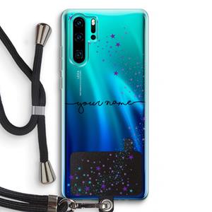 CaseCompany Sterren: Huawei P30 Pro Transparant Hoesje met koord