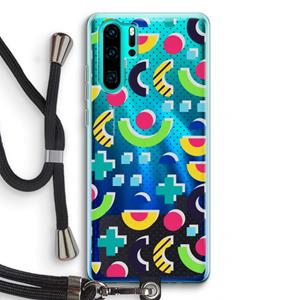 CaseCompany 8-bit N°1: Huawei P30 Pro Transparant Hoesje met koord