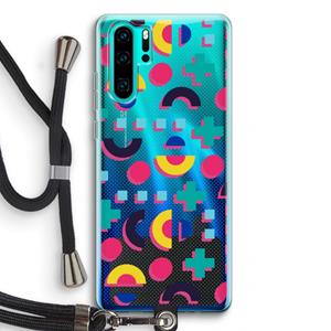 CaseCompany 8-bit N°2: Huawei P30 Pro Transparant Hoesje met koord