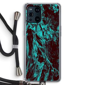 CaseCompany Ice Age: Oppo Find X3 Transparant Hoesje met koord