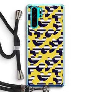 CaseCompany 8-bit N°3: Huawei P30 Pro Transparant Hoesje met koord