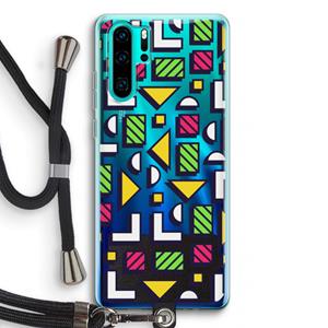 CaseCompany 8-bit N°4: Huawei P30 Pro Transparant Hoesje met koord