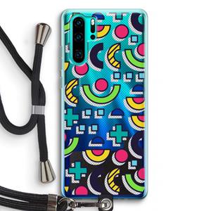 CaseCompany 8-bit N°6: Huawei P30 Pro Transparant Hoesje met koord