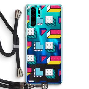 CaseCompany 8-bit N°7: Huawei P30 Pro Transparant Hoesje met koord