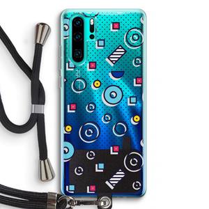 CaseCompany 8-bit N°9: Huawei P30 Pro Transparant Hoesje met koord