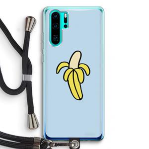 CaseCompany Banana: Huawei P30 Pro Transparant Hoesje met koord