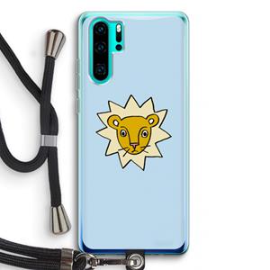 CaseCompany Kleine leeuw: Huawei P30 Pro Transparant Hoesje met koord