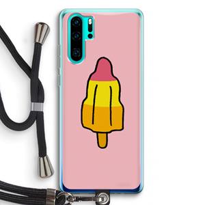 CaseCompany Raketijsje: Huawei P30 Pro Transparant Hoesje met koord