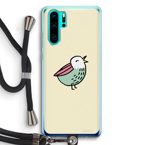 CaseCompany Birdy: Huawei P30 Pro Transparant Hoesje met koord