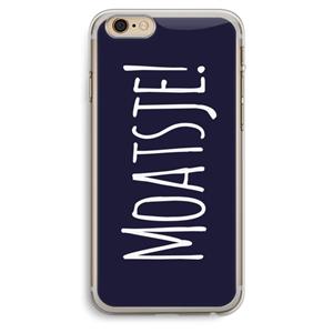 CaseCompany Moatsje!: iPhone 6 Plus / 6S Plus Transparant Hoesje
