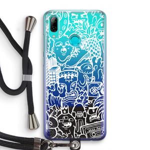 CaseCompany Vexx Mixtape #2: Huawei P Smart (2019) Transparant Hoesje met koord