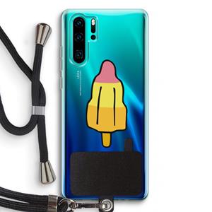 CaseCompany Raketijsje: Huawei P30 Pro Transparant Hoesje met koord