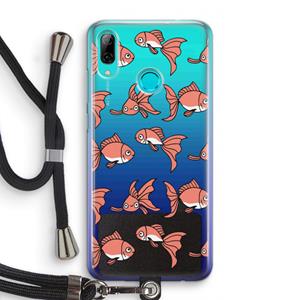 CaseCompany Blub: Huawei P Smart (2019) Transparant Hoesje met koord