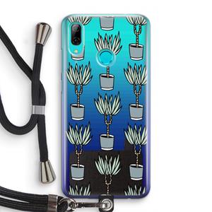 CaseCompany Boompje: Huawei P Smart (2019) Transparant Hoesje met koord