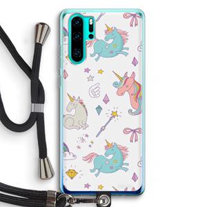 CaseCompany Fantasiewereld: Huawei P30 Pro Transparant Hoesje met koord