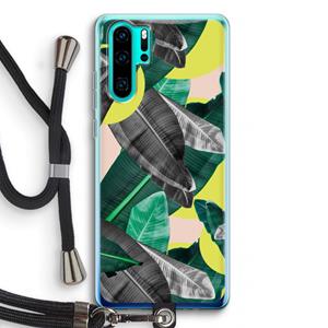 CaseCompany Fantasie jungle: Huawei P30 Pro Transparant Hoesje met koord