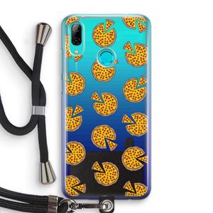 CaseCompany You Had Me At Pizza: Huawei P Smart (2019) Transparant Hoesje met koord