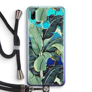 CaseCompany Bananenbladeren: Huawei P Smart (2019) Transparant Hoesje met koord