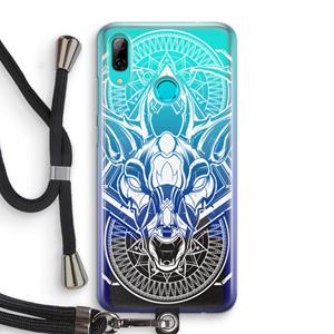 CaseCompany Oh Deer: Huawei P Smart (2019) Transparant Hoesje met koord