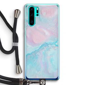 CaseCompany Fantasie pastel: Huawei P30 Pro Transparant Hoesje met koord