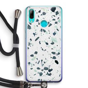 CaseCompany Terrazzo N°2: Huawei P Smart (2019) Transparant Hoesje met koord
