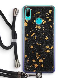 CaseCompany Terrazzo N°7: Huawei P Smart (2019) Transparant Hoesje met koord