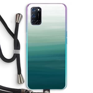 CaseCompany Ocean: Oppo A92 Transparant Hoesje met koord