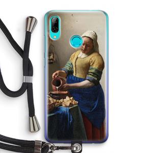 CaseCompany The Milkmaid: Huawei P Smart (2019) Transparant Hoesje met koord