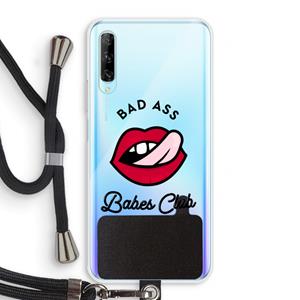 CaseCompany Badass Babes Club: Huawei P Smart Pro Transparant Hoesje met koord