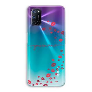 CaseCompany Kusjes: Oppo A92 Transparant Hoesje