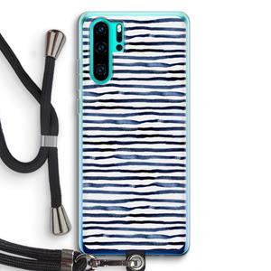 CaseCompany Verrassende lijnen: Huawei P30 Pro Transparant Hoesje met koord