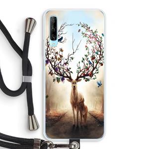 CaseCompany Seasons Change: Huawei P Smart Pro Transparant Hoesje met koord