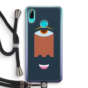 CaseCompany Mono M: Huawei P Smart (2019) Transparant Hoesje met koord