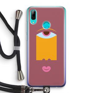 CaseCompany Mono V: Huawei P Smart (2019) Transparant Hoesje met koord
