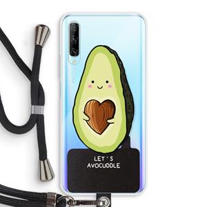 CaseCompany Avocuddle: Huawei P Smart Pro Transparant Hoesje met koord