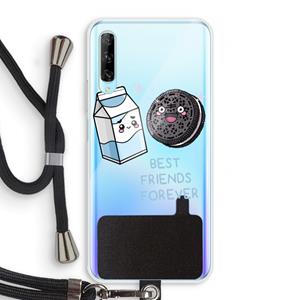 CaseCompany Best Friend Forever: Huawei P Smart Pro Transparant Hoesje met koord