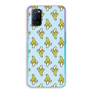 CaseCompany Bananas: Oppo A92 Transparant Hoesje