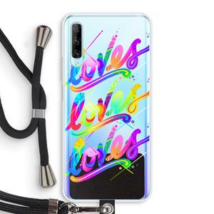 CaseCompany Loves: Huawei P Smart Pro Transparant Hoesje met koord